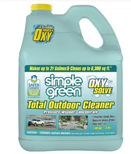 Simple Green Oxy Solve Total Outdoor Pressure Washer Cleaner – 1 Gal Cleaning Household Tool Wood