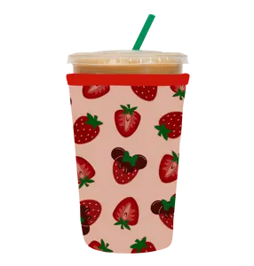 Chocolate Strawberries Coffee Sleeve