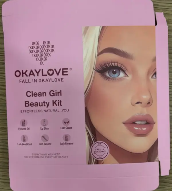 OKAYLOVE Lightweight Eyelash Clusters Kit, Long-Lasting DIY Wispy Lashes for At-Home Natural Makeup