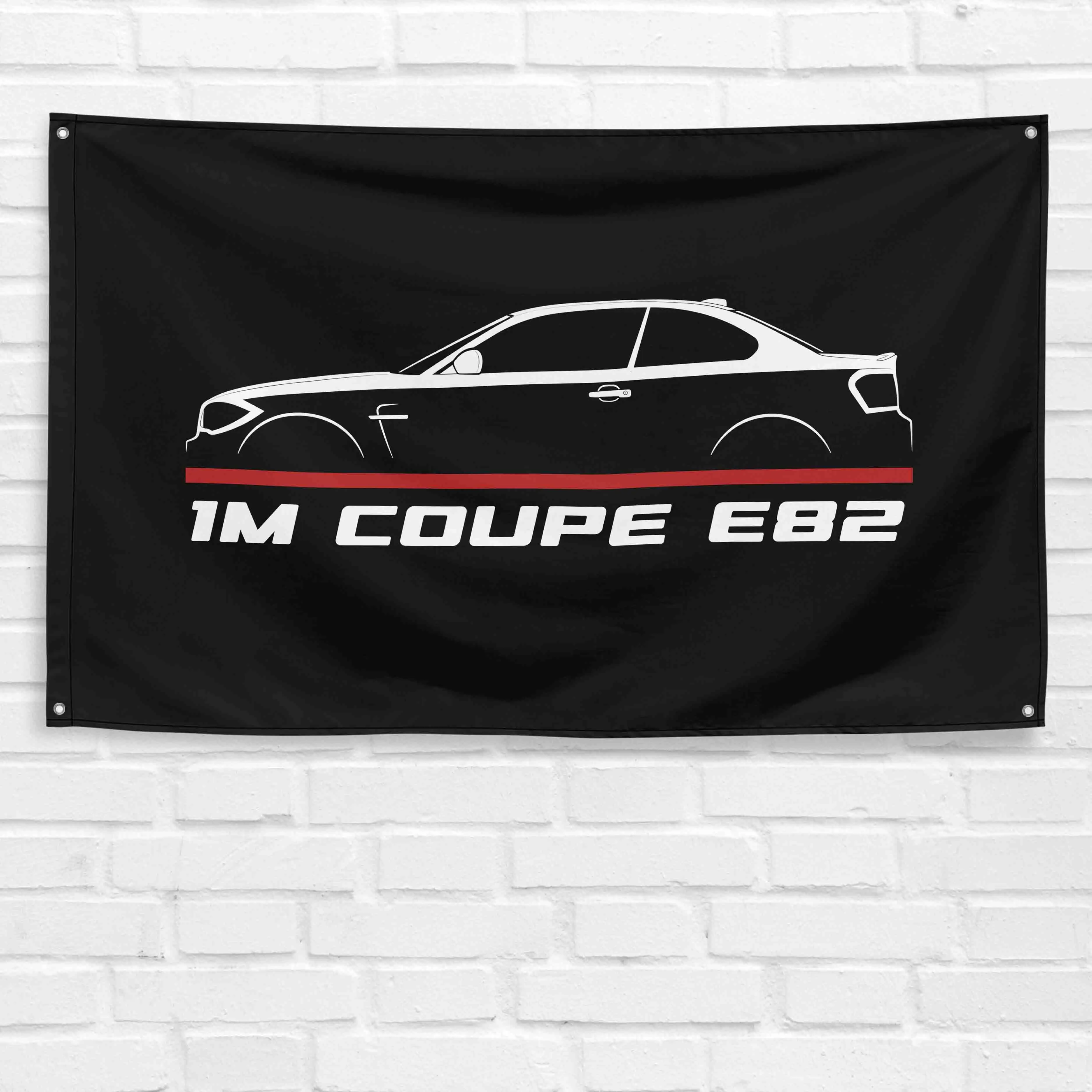 Durable Hangable Lightweight Hanging Banner for BMW Coupe E82 (2011-2012) 1M, 3x5 ft Flag, Garage Wall Decoration, Room Decorations, Festive Party Birthday Gift
