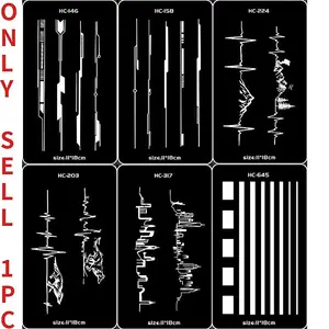 Cyber Mechanical Line Tattoo Sticker, ECG Line Tattoo, Herbal Juice Waterproof, Non Reflective, Long lasting, Male Arm and Chest Temporary Tattoo Sticker