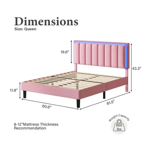 Queen Size Pink