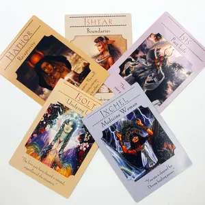 Holy Spirit Goddess Oracle Cards with Guide, Outdoor Camping Party Entertainment Card Game, Essential Board Game, Holiday Gift