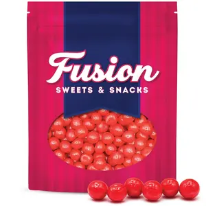 Cherry Sours Candy, 1 Pounds Bulk Cherry Candies - Chewy Candy Balls, Red Sour Balls, Tangy Christmas Candies