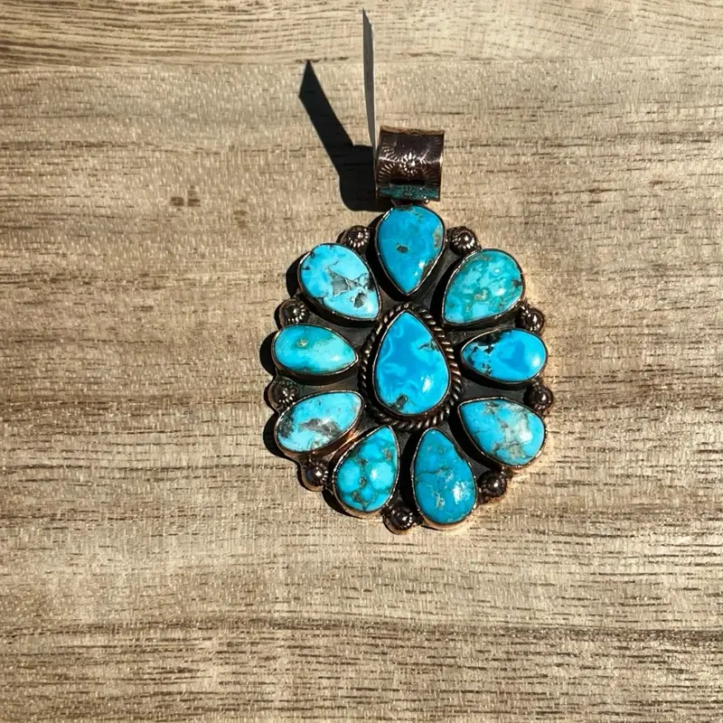 Sonoran Blue Cluster Pendant