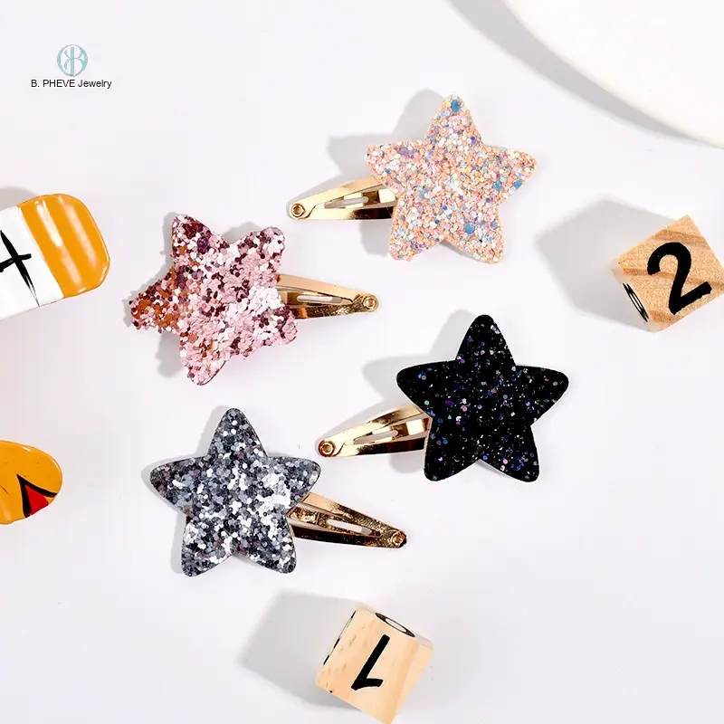Star-Shaped Hair Clip, Hair Accessory, Secure Hold, Daily Styling