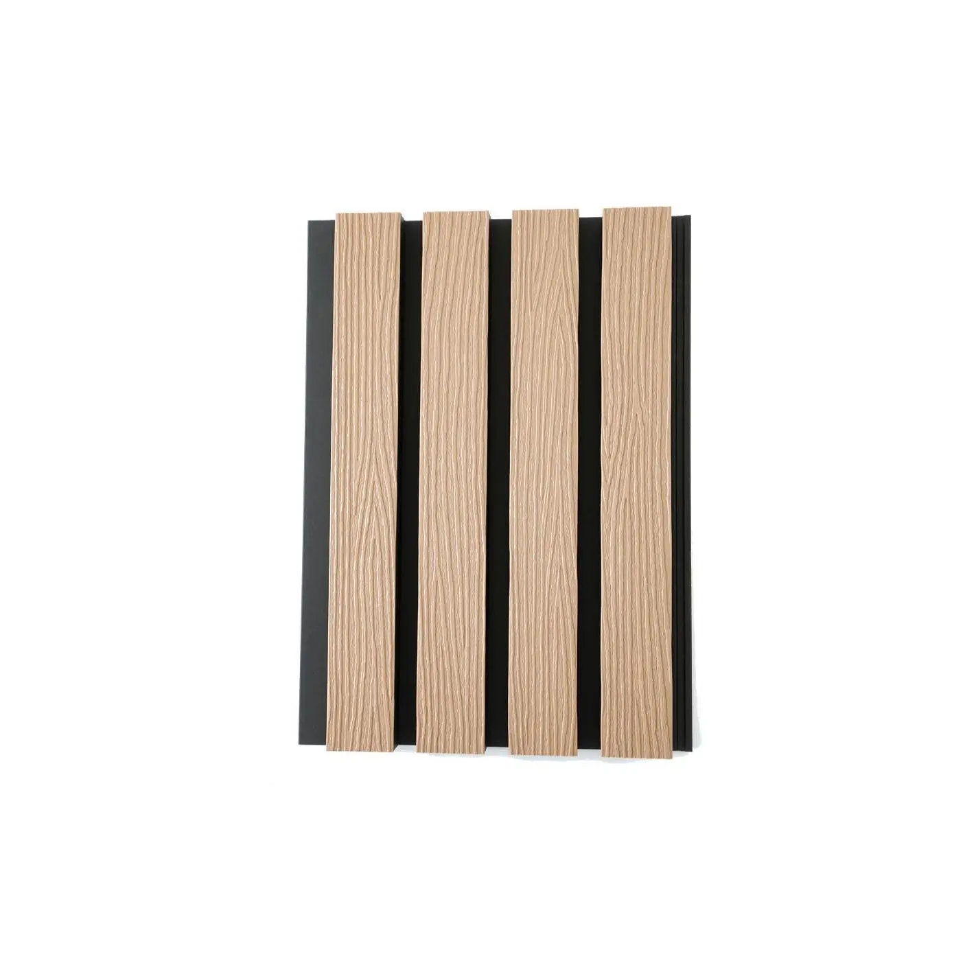 Maple Exterior Slat Siding Outdoor Wall Cladding Panels 4 Strip: 1" Wide Slats