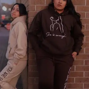 BossUp She Is Enough Sweatsuit or Hoddie Unisex- Stylish and Comfortable Design - Womenswear, Hoodie