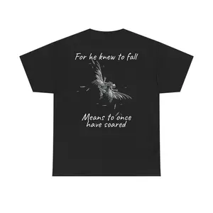 Icarus Tee Shirt with Quote - Unisex