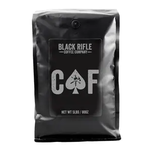Black Rifle Coffee CAF, Medium Roast Ground Coffee, 5 lb Bag