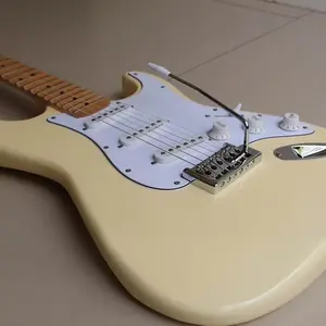 New Chibanez STR Electric Guitar Mahogany Body Maple Top In Cream Yellow