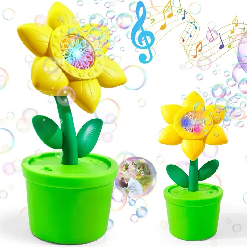 Sunflower Bubble Toy for Kids – 20,000+ Bubbles Per Minute, Safe and Fun Bubble Maker for Toddlers