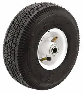 Albion Casters 10" Diam x 4.1" Wide, Pneumatic Caster Wheel 350 Lb. Capacity, 5/8" Axle Diam, Ball Bearing SO1062710