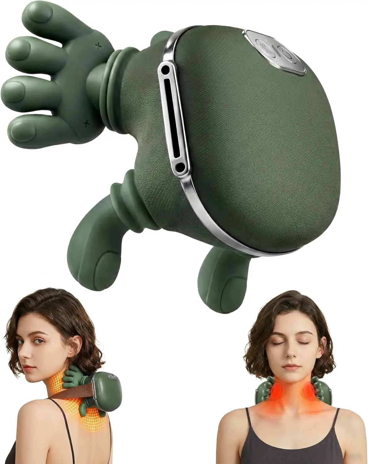 Neck Massager WITHOUT Heat for Pain Relief deep Tissue,Shoulder & Back Massager,masajeador de espalda y Cuello shiatsu Neck and Back Massager 2026 (Upgraded Version) Lightweight Gift