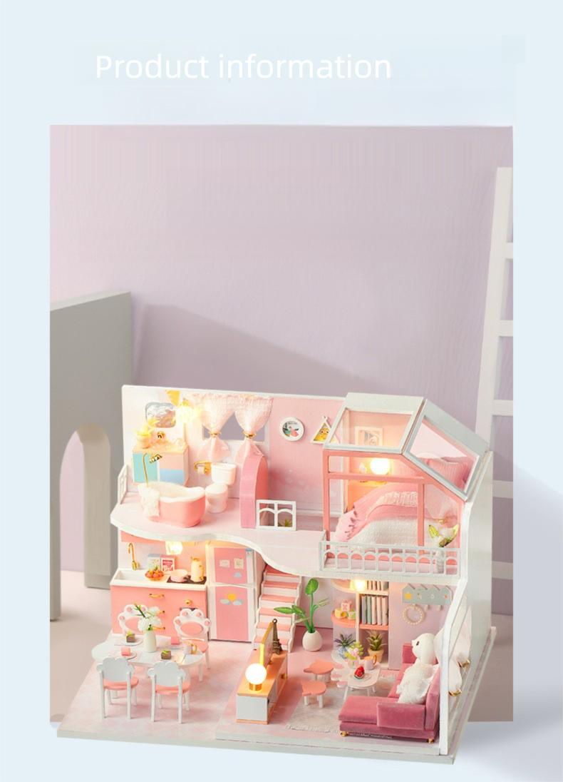 DIY Creative Attic Cabin — "Midsummer Moments": A 3D Assembly Model. This makes for an excellent birthday or holiday gift, as well as an ideal choice for crafting enthusiasts.