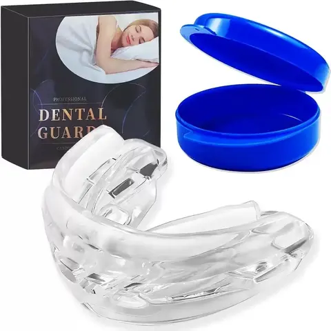 Soft Forming Mouth Guard for Grinding Teeth at Night - Unscented 20g Nighttime Oral Appliance with Soft Jaw Support, Curve Alignment, Stress Relief, Jaw Unwinding, Face Reversal Aid, Does Not Absorb Shock, Improve Sleep