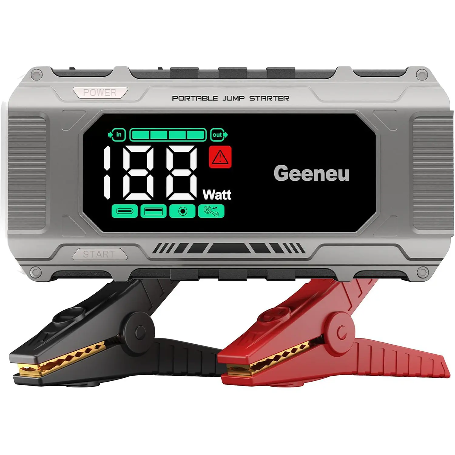 Geeneu 10A Smart Automotive Charger - 6V/12V Car Repair Tool, Maintainer, Trickle Charger, Desulfator for Portable Lithium Charging Units, Automotive Tools