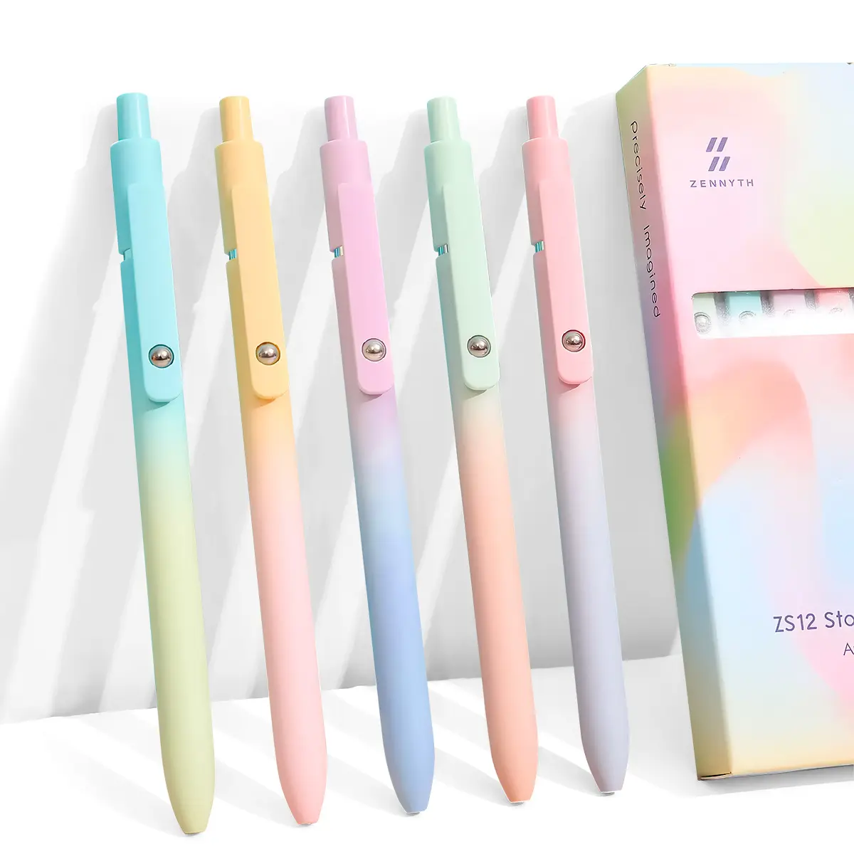5PCS Colorful Rainbow Gel Pens with ComfortGrip -ldeal for Bible Journaling, Kids Gifts &Office Supplies 5PCS Colorful Rainbow Gel Pens with ComfortGrip -ldeal for Bible Journaling, Kids Gifts &Office Supplies