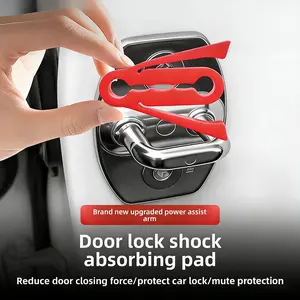 Universal Anti-Rust Protection Cover for Car Door Lock, Silicone Shock Absorber and Cushion Pad, Anti-Collision Lock Accessories