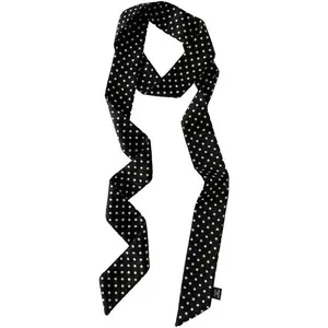 Long Thin Skinny Scarf Satin Neckerchief Ribbon Tie Waist Belt for Women
