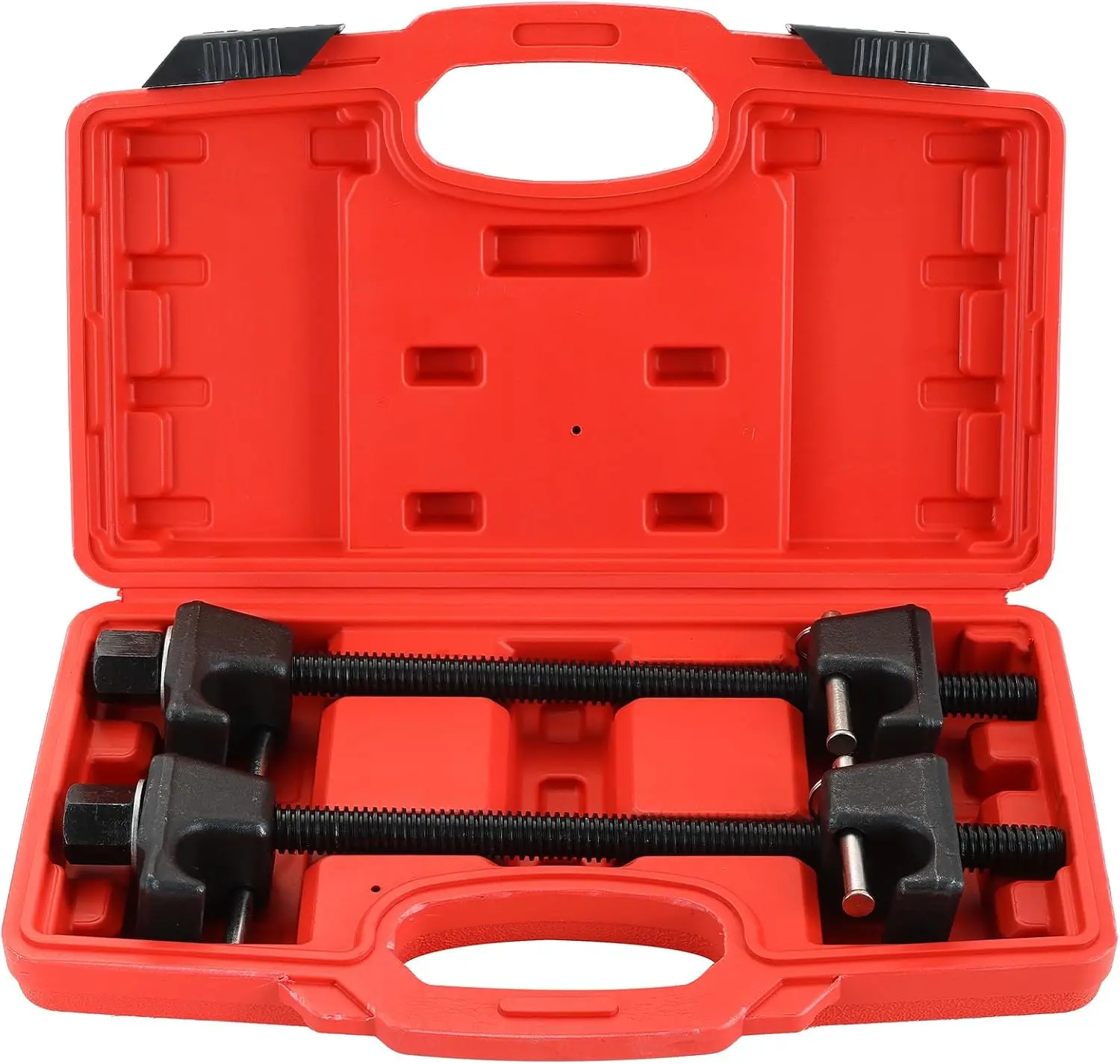 Macpherson Strut Spring Compressor Tool Kit | Heavy Duty Dual Coil Spring Compressor with Locking Pins, 13/16” Socket 1/2" Drive, 11.5" Range, Set of 2 for Suspension Work