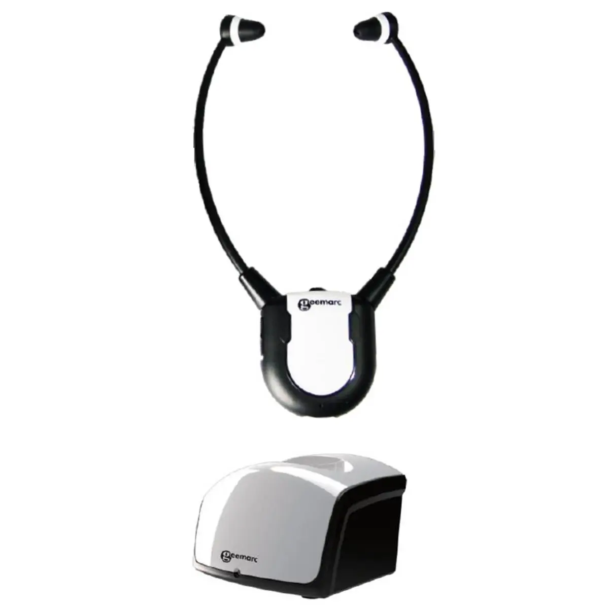 Geemarc HC-CL7350 Amplified Sound Listener Device, Wireless Headphones with Audio Amplifier for TV Use