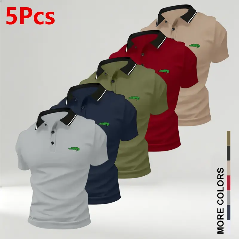 Gray + Dark Blue + Army Green + Red + Khaki