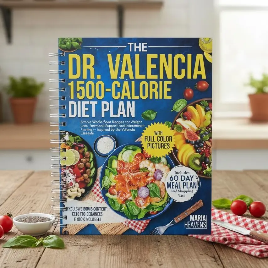 [Special 2026] The Dr. Valencia 1,500 Calorie Diet Plan, Whole Food Low Carb Recipe Collection, Valencia Lifestyle Meal Planner, Healthy Eating Guide with Simple Everyday Recipes and Balanced Living Tips