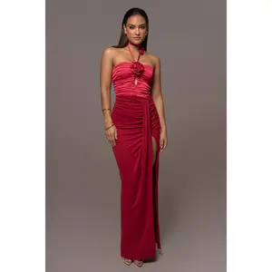 Red Tara Drape Skirt