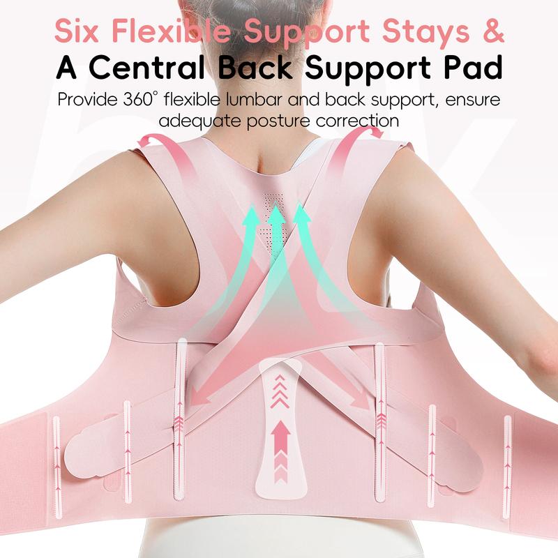 Babaka Posture Corrector, Invisible Lightweight Adjustable Back Brace for Upper and Lower Back Pain Relief, Hunchback, Hump, Scoliosis, Thoracic, Spine Corrector, Shoulder Straightener for Women and Men