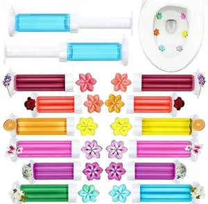 6 Styles of Flower-Shaped Toilet Gels — Aromatic Toilet Cleaner & Air Freshener, Lasts Up to Six Months