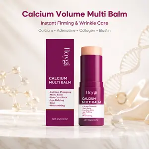 [HOYGI] 2PCS Calcium Multi Balm WrinkleStick – Intensive Anti-Aging & Hydrating Moisturizer for Face, Neck, Eyes, Firms Sagging Skin, Smooths Fine Lines, HydroBoost Glow Makeup Base, Women's Skincare