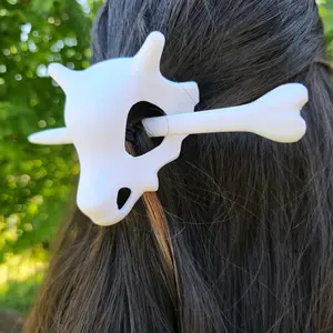Retro Skull Hair Pin Set for Women's Fashion Edgy Unique Design Perfect for Anime Fans