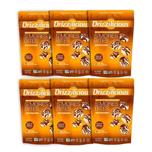 6 Pack - Drizzilicious S'mores Mini Rice Cakes 4oz