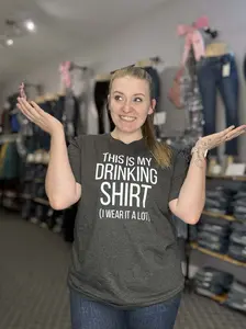 This Is My Drinking Shirt Graphic Tee
