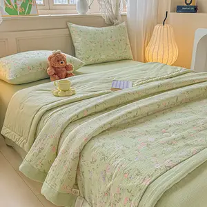 1 piece Lightweight Luxury Cloud-Like Dual-Layer Soybean Cool Blanket, No Odor, Soft and Fluffy, Ideal for Spring Summer Nap
