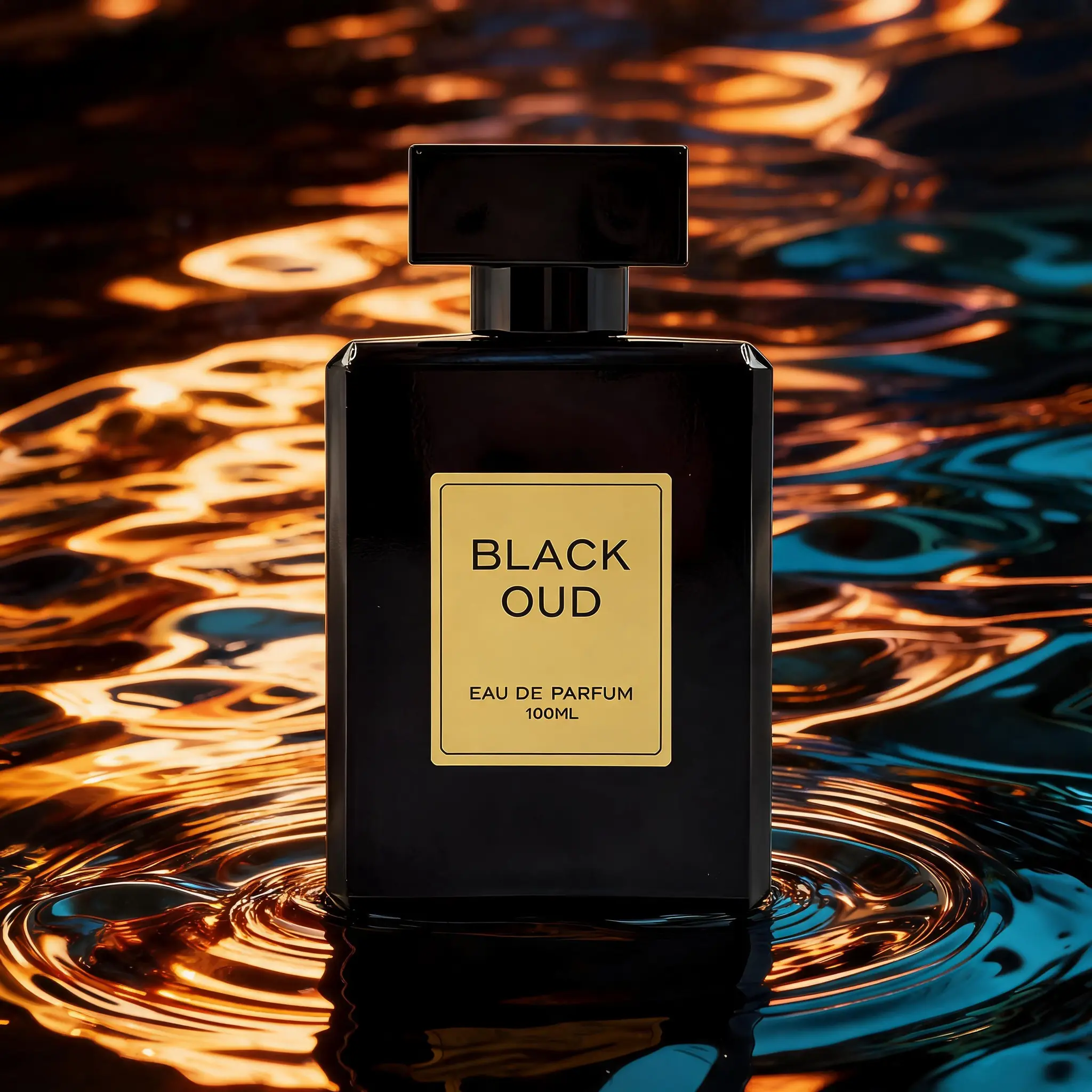 Black Oud Unisex Perfume Spray, 100ml – long-lasting signature perfume,Floral Gourmand Long-Lasting Perfume,day gift set, pheromone cologne,fragrance product,Woody & Spicy Fragrance with Vanilla and Sandalwood