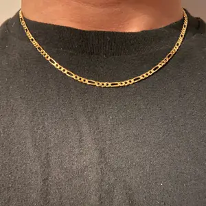 Solid Real 14k Gold Figaro Men’s Women’s Chain 18in 3mm Stamped 14k