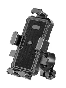 Motorcycle Phone Mount, [1s Auto Lock] Bike Phone Holder for Bicycle, [10s Quick Install] Handlebar Phone Mount, Compatible with iPhone, Samsung, All Cell Phone