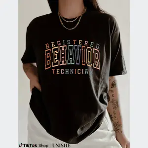 Registered Behavior Technician T-Shirt – 100% Cotton RBT Behavior Tech Shirt for Professionals