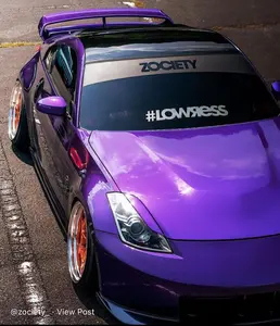 Zociety Window Tint Windshield Sun visor Vinyl Decal Strip Stickers