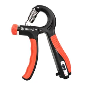 Counting Grip Strengthener Fitness Exercise Finger Arm Strengthener Muscle Wrist Strength Rehabilitation Training Pulling Strengthener Finger Grip Strengthener Auto Rebound Abdominal Training Wheel