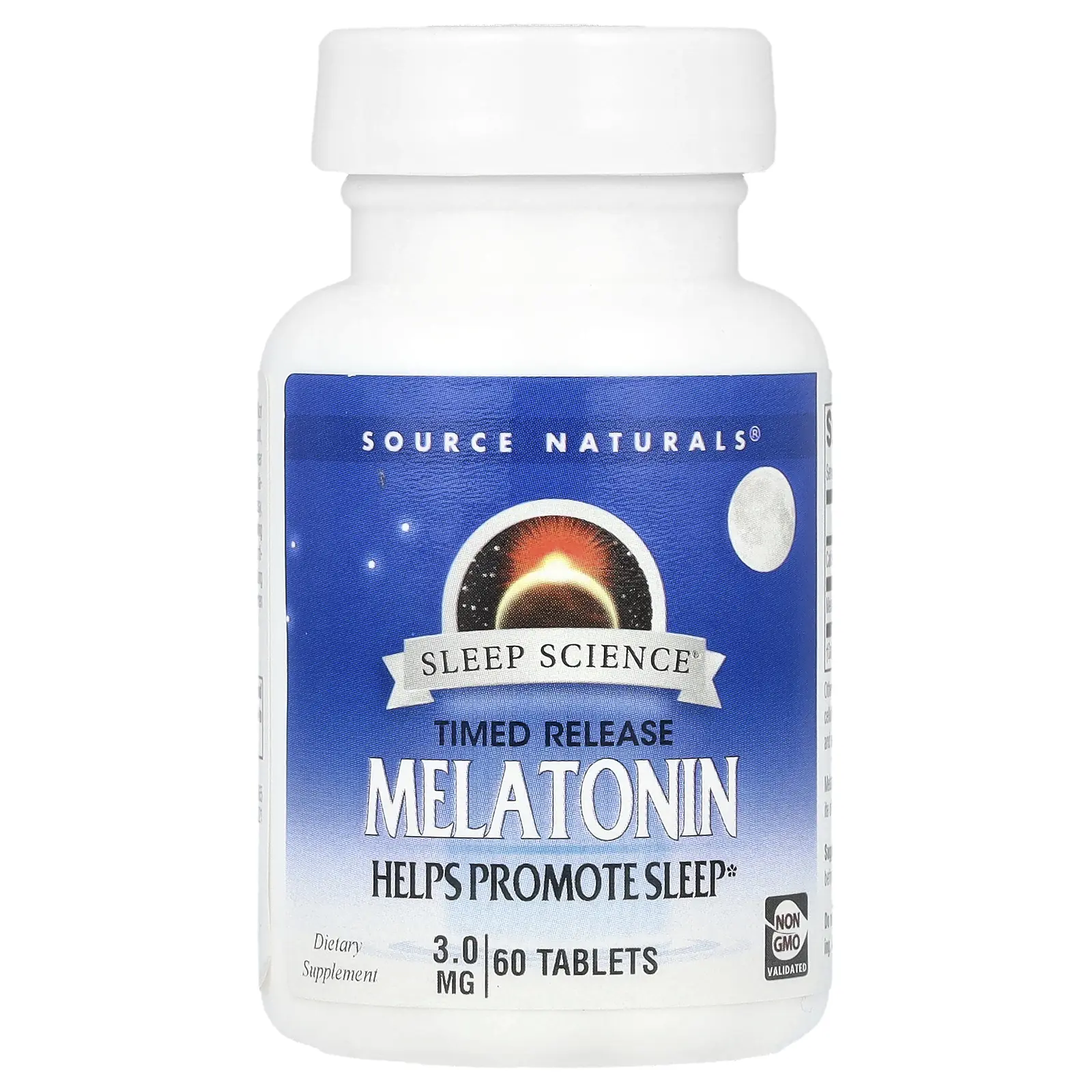 Source Naturals Timed Release Melatonin, 3 mg , 60 Tablets