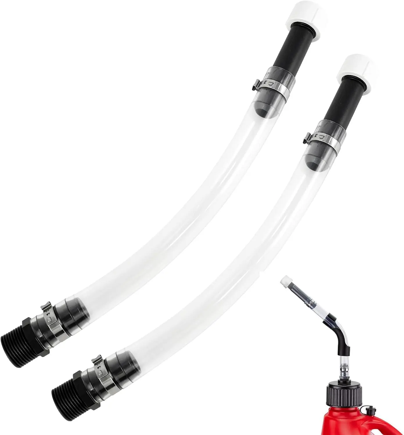 2 PCS Racing Fuel Jug Hose, Gas Can Spout Replacement, Gas Can Spout,Tank Nozzle Suitable for 3/5.5 Gallon VP Fuel Jugs