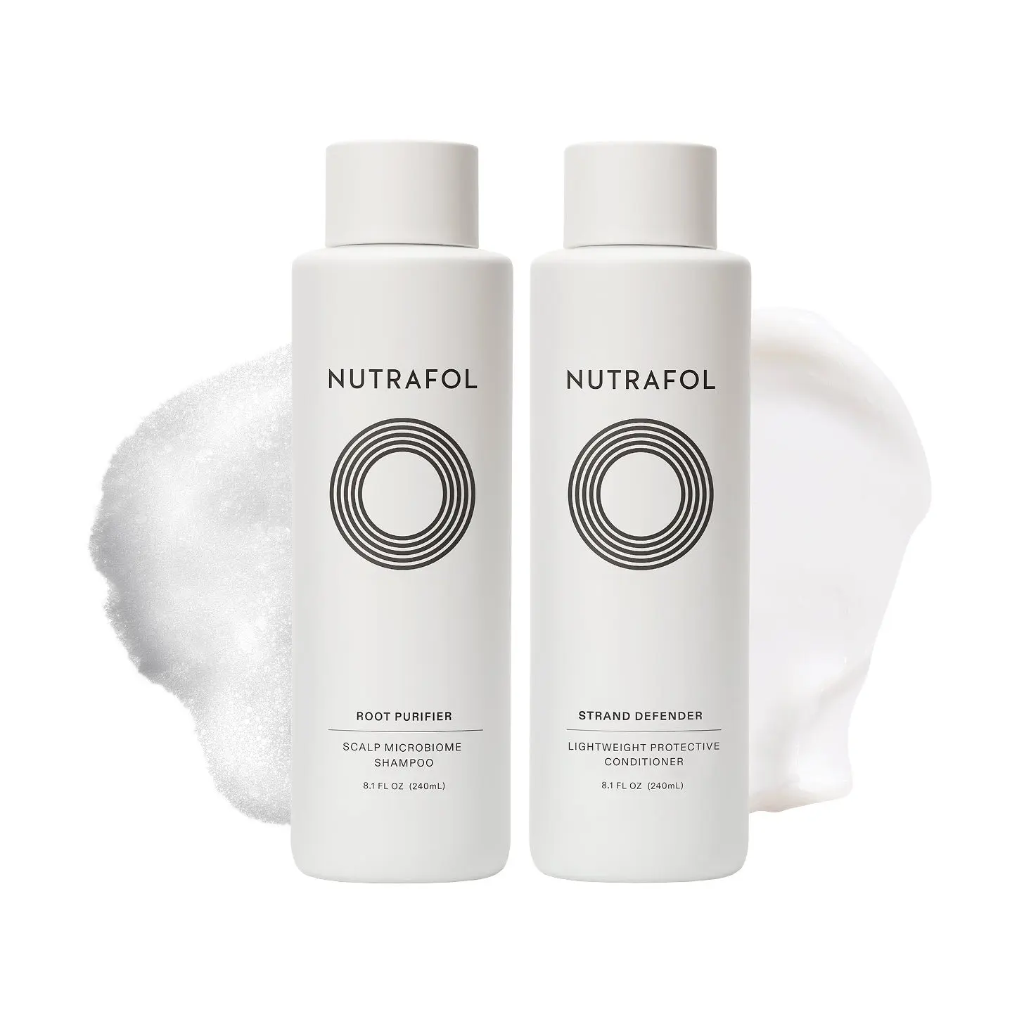 Nutrafol Shampoo and Conditioner, Cleanse and Moisturize/Strengthen the Hair, Visibly Improves Hair Shine, Strength and Texture, Physician-formulated for Thinning Hair, Color Safe