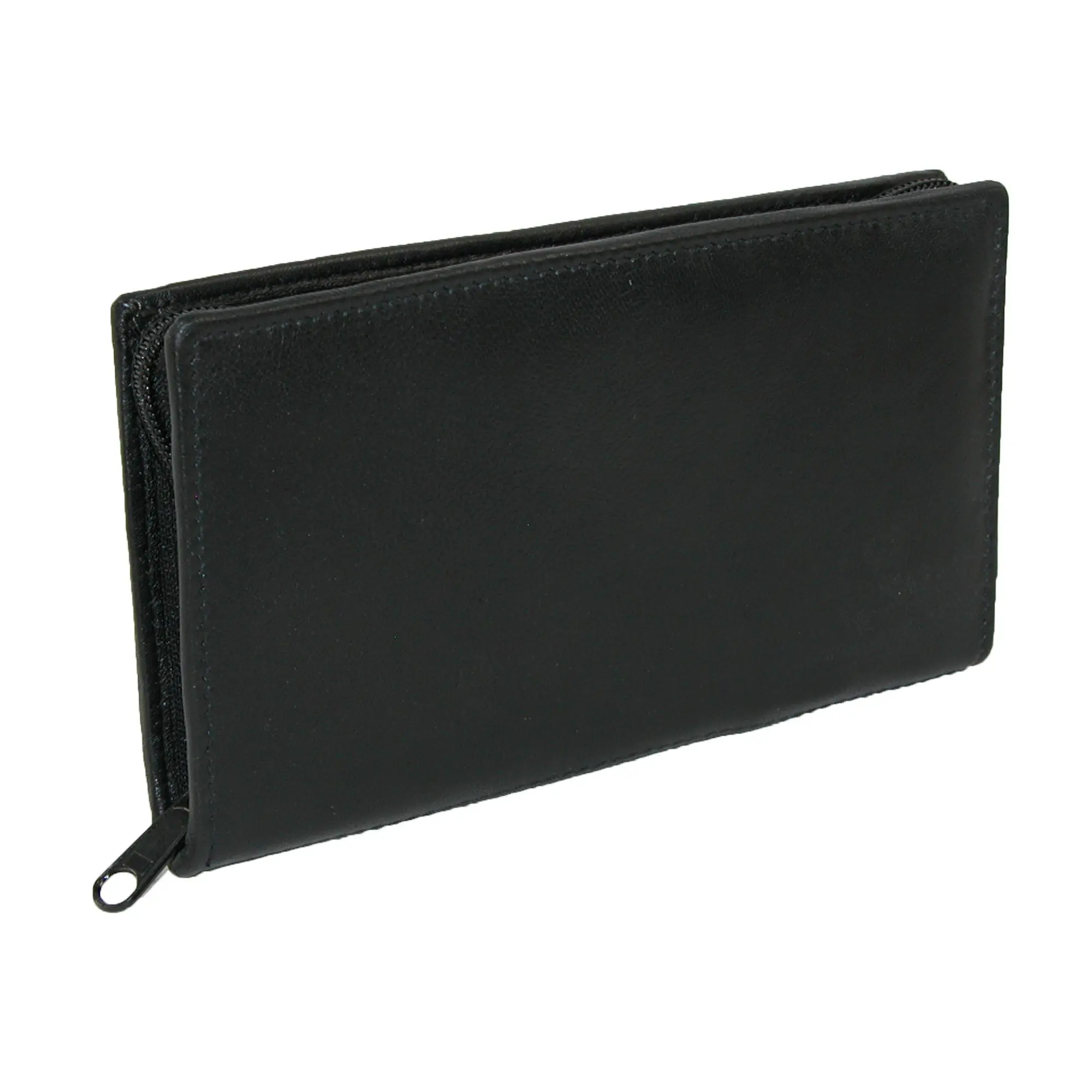 Paul & Taylor Leather Zippered Checkbook Cover and Wallet, Checkbook Covers, Luggage & Bags