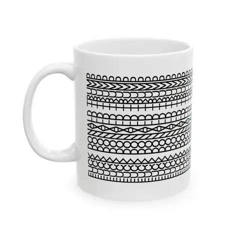 FDT Hidden Meseage Tea Cup, Funny Meme FDT Trending Mug, Father's Day Gift Coffee Cup, Hidden Funny Message Trending Mug Tumbler Modern