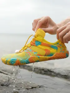 Unisex Colorful Slip on Water Shoes, Breathable Quick Drying Sports Shoes, Non-slip Beach Shoes for Men & Women, Lightweight Swim Shoes, Water Aqua Shoes