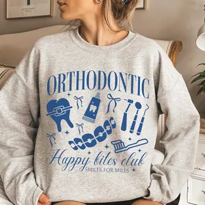 Orthodontic Assistant T-Shirt OR Sweatshirt,Orthodontic shirt,Orthodontic Assistant T-Shirt,Orthodontic Assistant Grad Gift,  Orthodontist Cotton Crewneck Fabric