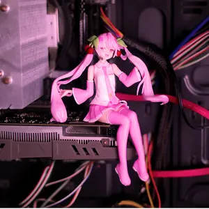 16cm Initial D Future Sakura Miku Anime Figure Collectible Figurine, Cute Collectible Model Toy, Perfect Gift for Fans & Decorative Display Item